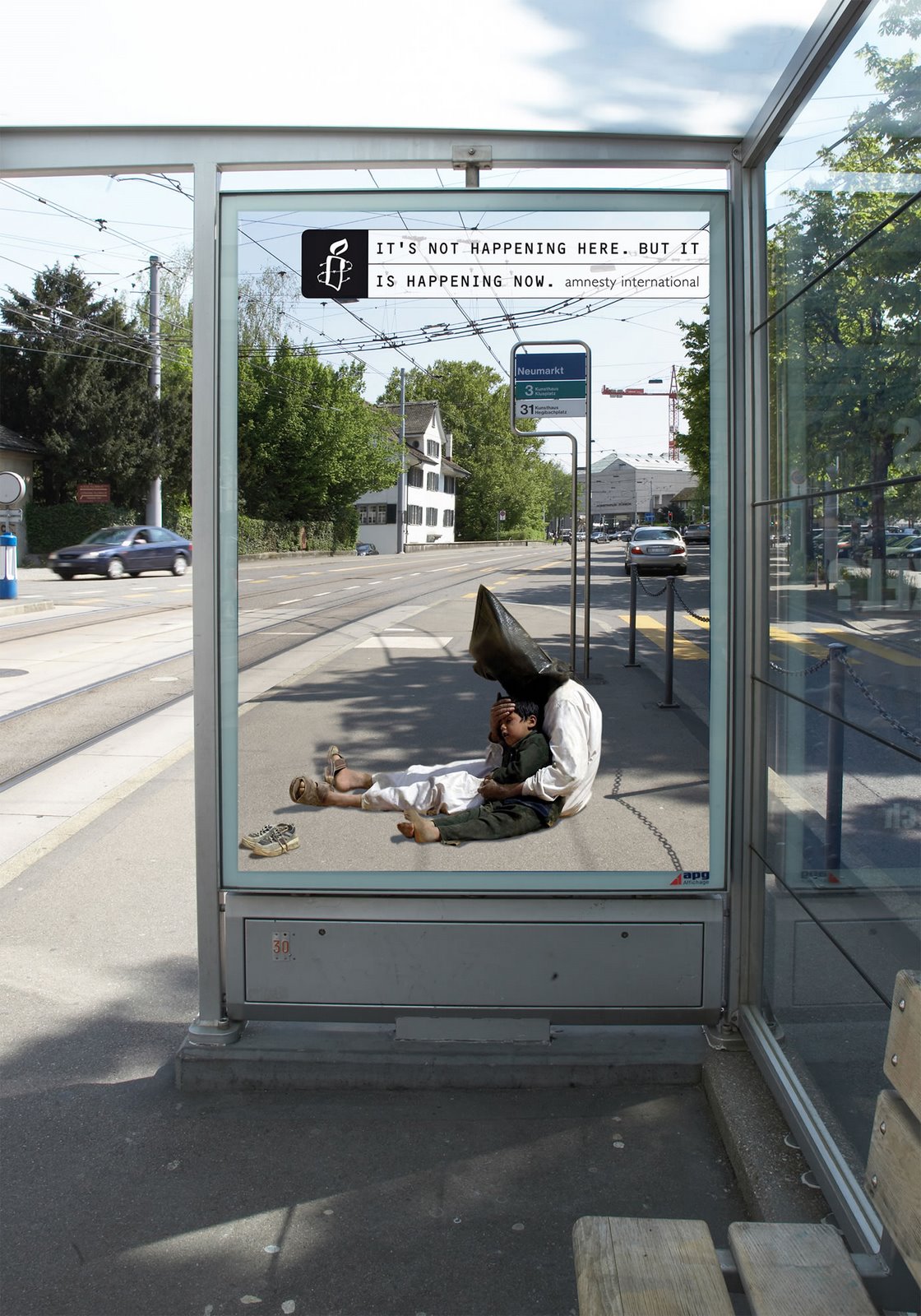 its not happening here – poster campaign