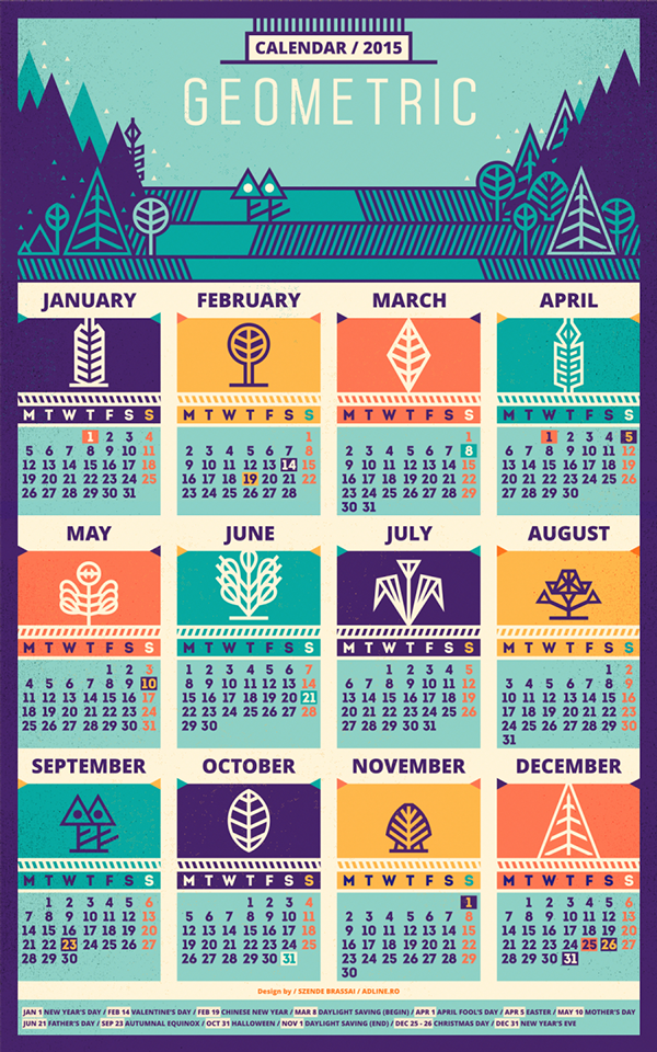 Wall Calendars 2015