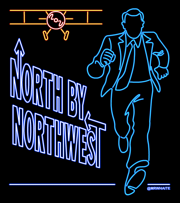 Movie posters in neon GIF versions | Poster Poster | Nothing but posters