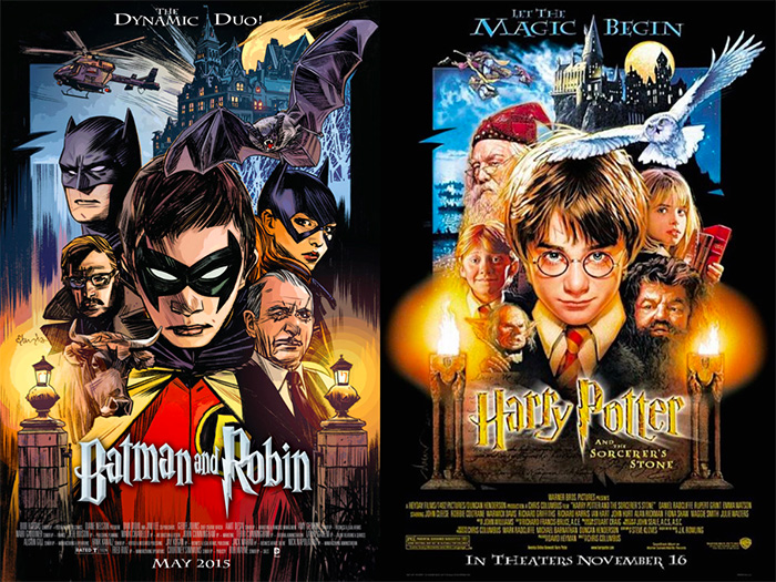 DC comics as famous movie posters | Poster Poster | Nothing but posters